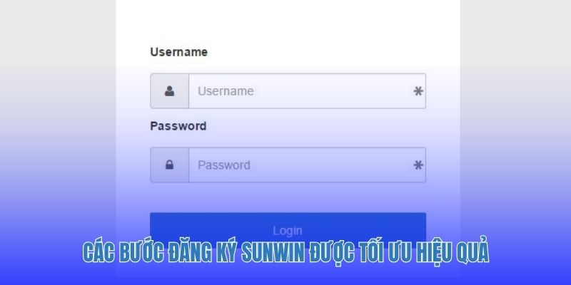 Các bước đăng ký Sunwin được tối ưu hiệu quả